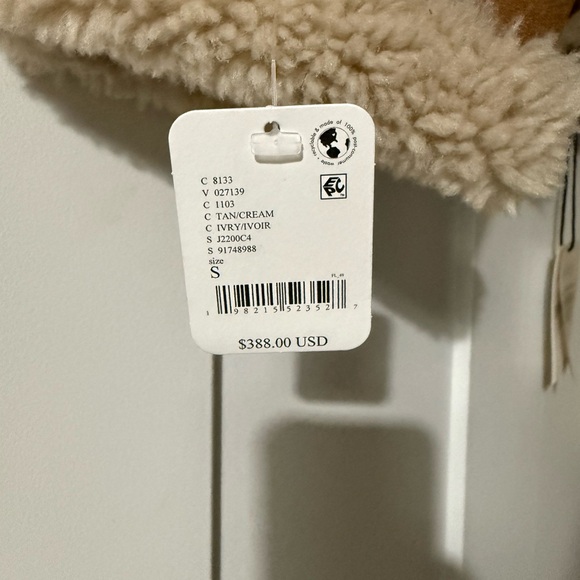 NWT Brown Shearling Women's Jacket - Picture 6 of 7